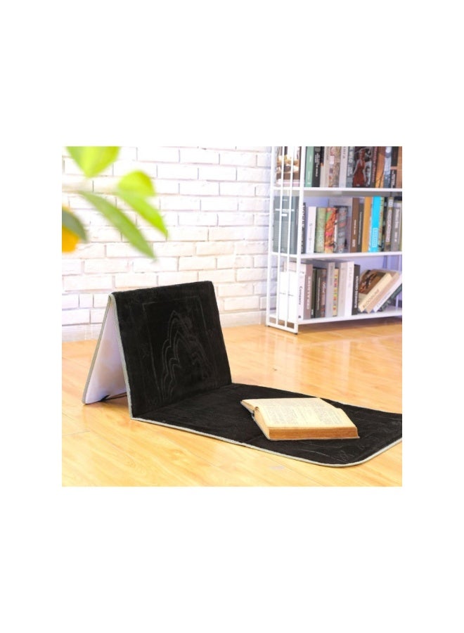 أكاليكس سجادة صلاة قابلة للطي مع مسند ظهر، كرسي تأمل قابل للطي مع حقيبة تخزين لسهولة السفر، مثالية للراحة والصلاة مع العائلة والأصدقاء في رمضان والعيد، هدية للمسلمين - Image 3